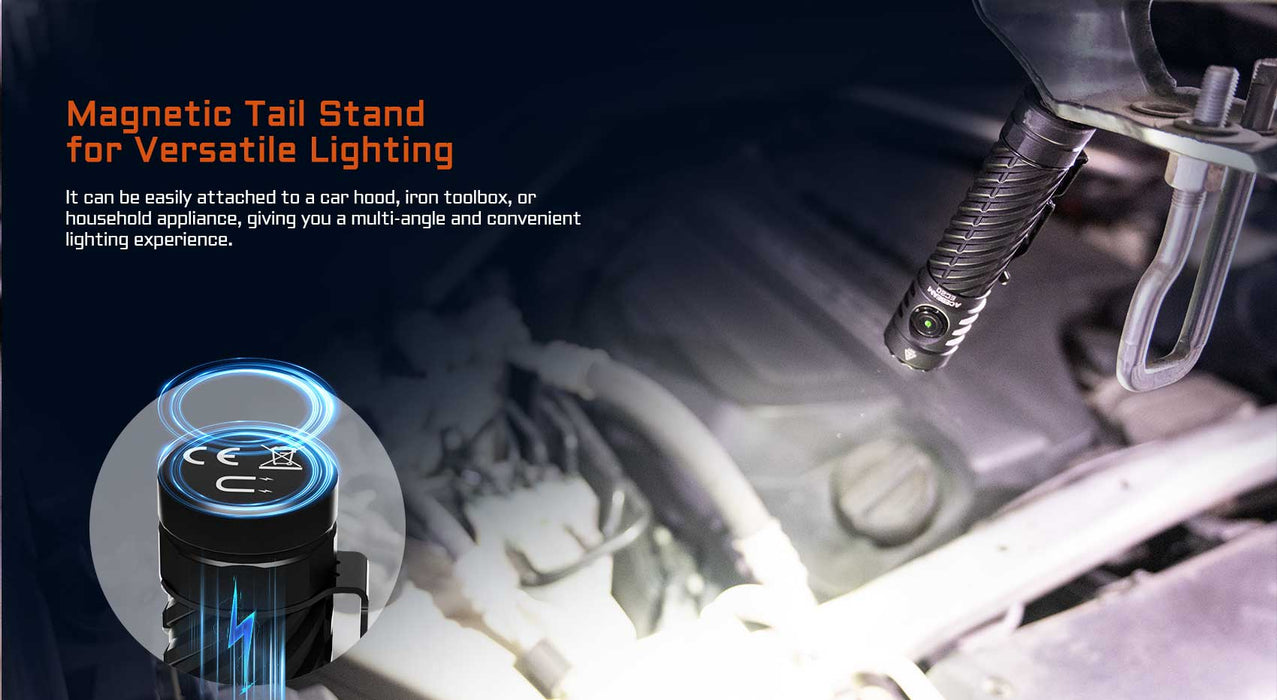 Acebeam EC20 Multi-light Source EDC Flashlight - Blue ***Will ship around November 25th*** Flashlight Acebeam 