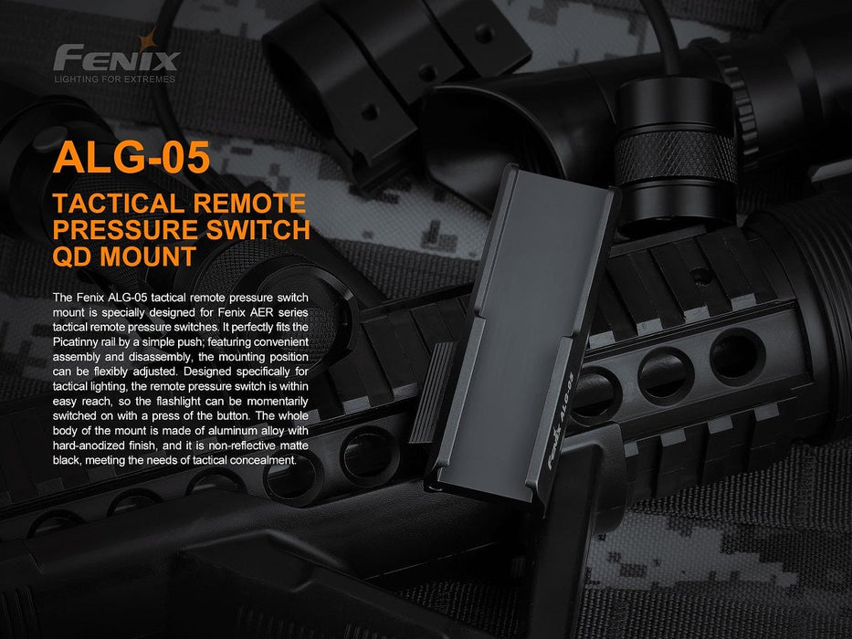 Fenix ALG-05 Tactical Remote Pressure Switch Mount ***Will ship around November 7th*** Remote Pressure Switch Mount Fenix 