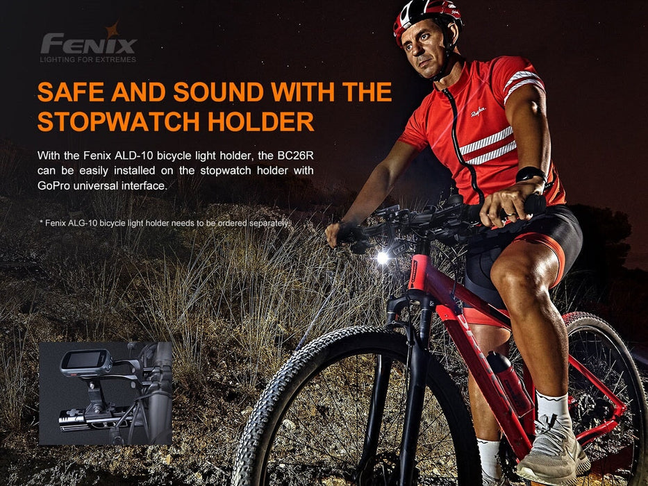 Fenix BC26R Ultra Bright Rechargeable Bicycle Light + BC05R V2.0 COMBO PACK***Will ship around November 7th*** Bicyle Light Accessories Fenix 