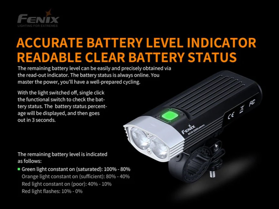 Fenix BC30 V2 LED Bike Light *** Will ship on Sept. 13th*** Bike light Fenix 