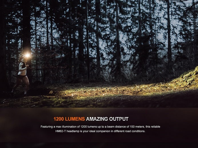 Fenix HM62-T Lightweight Magnesium Trail Running Headlamp Headlamp Fenix 