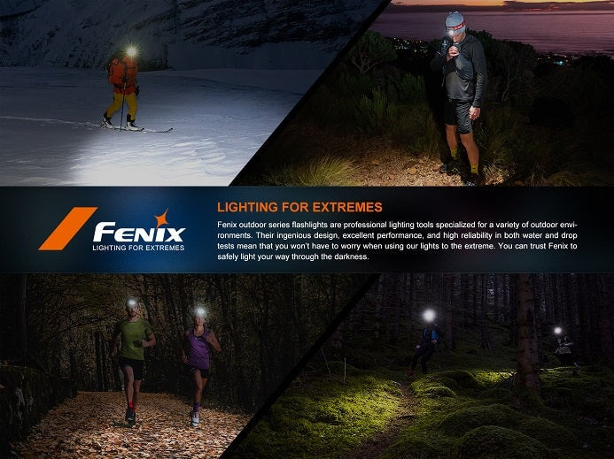 Fenix HM62-T Lightweight Magnesium Trail Running Headlamp Headlamp Fenix 