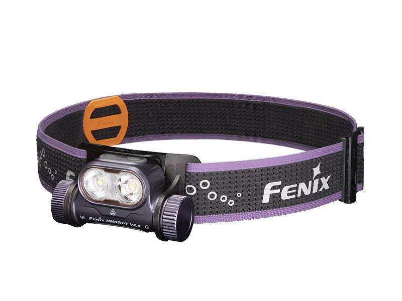 Fenix HM65R-T v2.0 Lightweight Magnesium Trail Running Headlamp Headlamp Fenix Dark Purple 