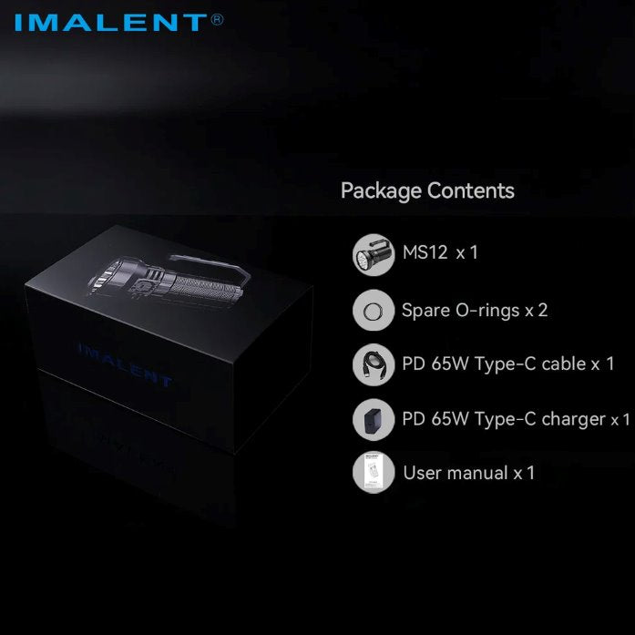 IMALENT MS12 LED Flashlight Flashlight Imalent 