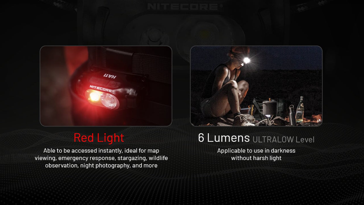 NITECORE HA11 240 Lumen Lightweight Headlamp - Use 1xAA Headlamp Nitecore 