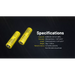 Nitecore NL2160 21700 Li-ion Battery 6000mAh Rechargeable Batteries Nitecore 