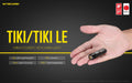 Nitecore TIKI LE USB-C Rechargeable Keychain Flashlight Keychain LED Flashlight Nitecore 