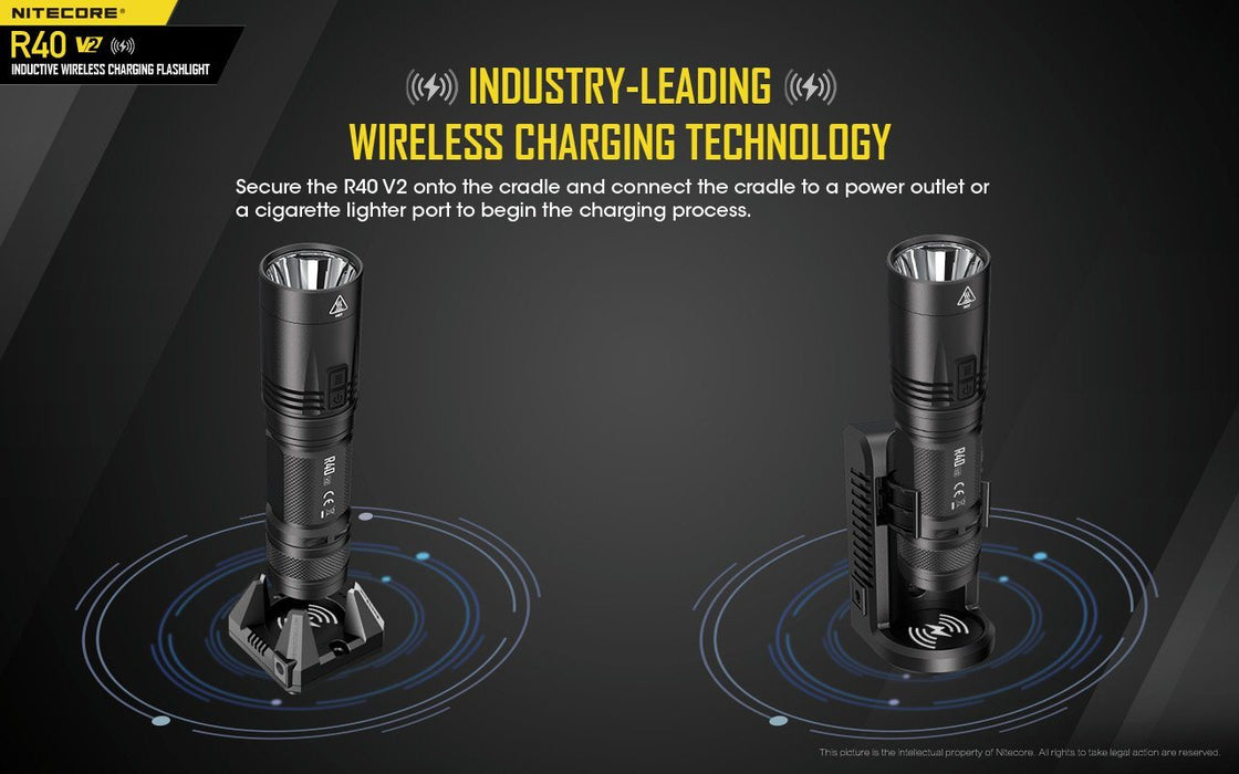 Nitecore R40 V2 Rechargeable LED Flashlight Flashlight Nitecore 